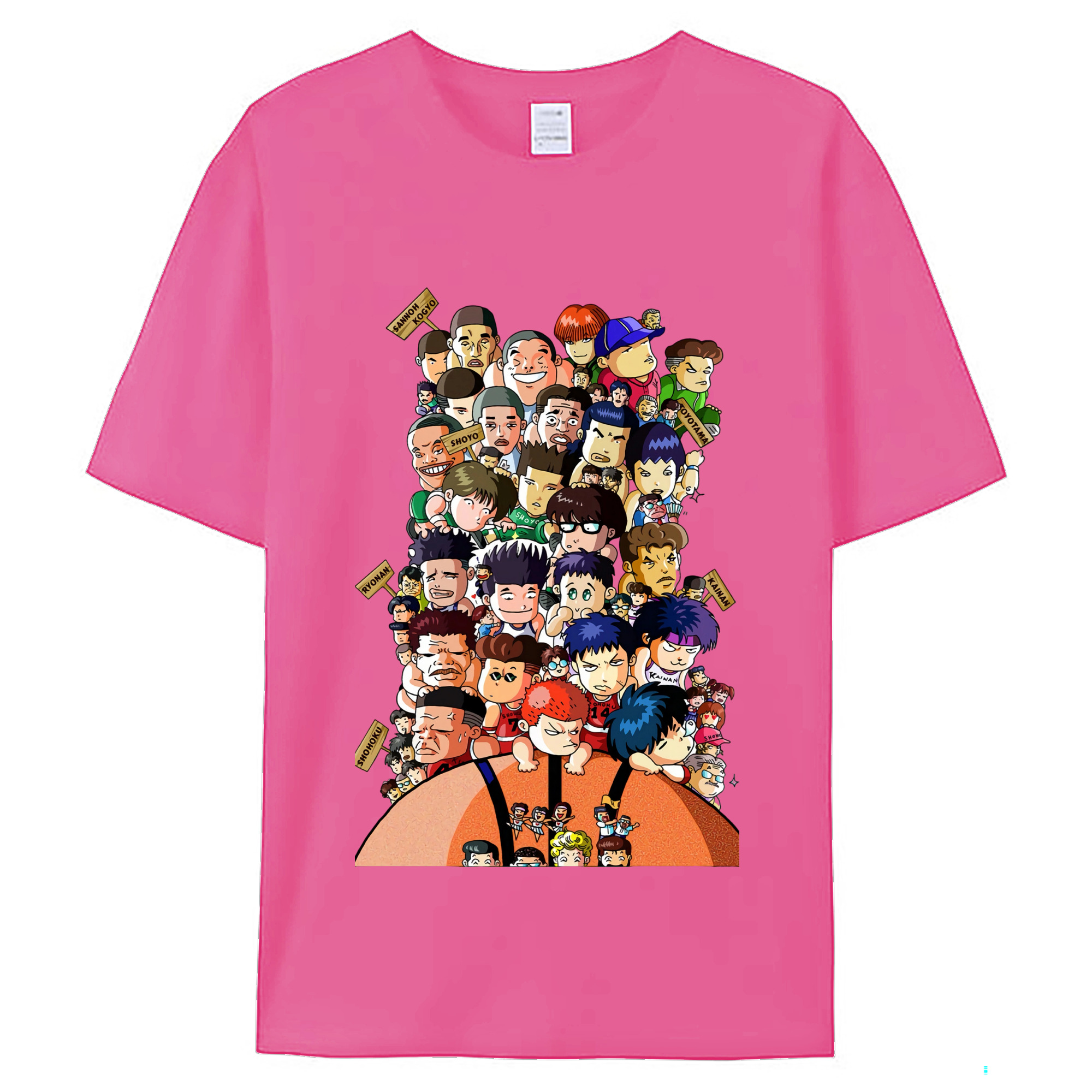 （画像用） SLAM DUNK／スラムダンク レディースカジュアルプリントTシャツ（綿100％）